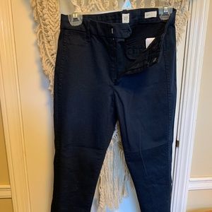 Gap Navy Blue Slim Crop Chino